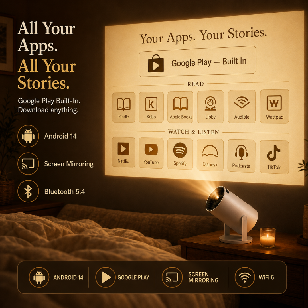 BookBeam™ - Portable Book Projector