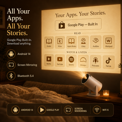 BookBeam™ - Portable Book Projector
