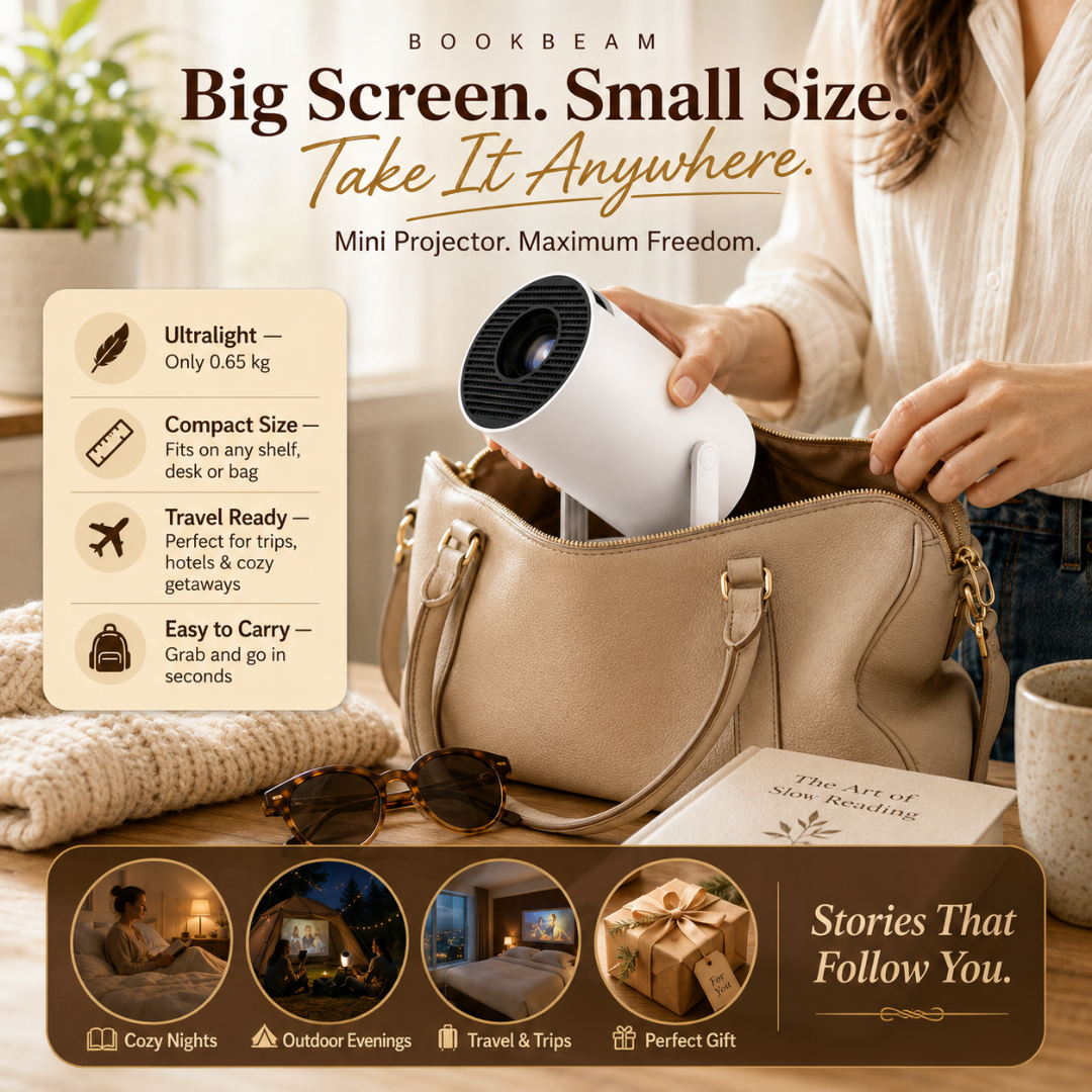 BookBeam™ - Portable Book Projector