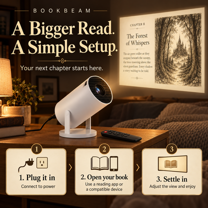 BookBeam™ - Portable Book Projector