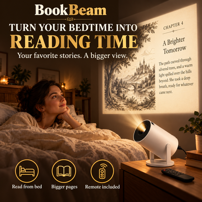BookBeam™ - Portable Book Projector
